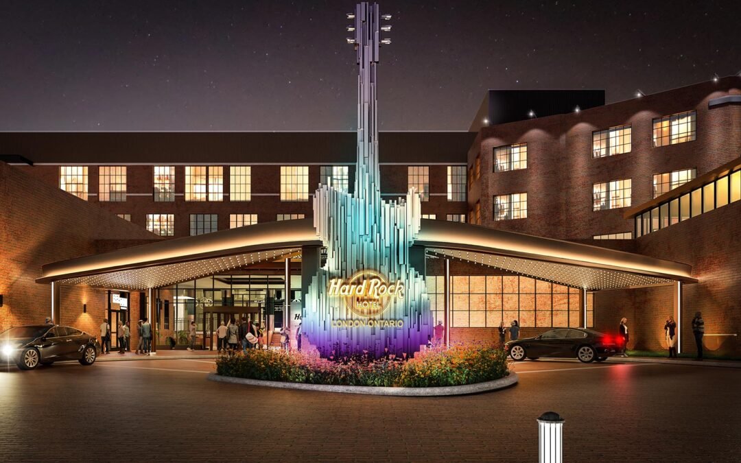 El Hard Rock Hotel de London, Ontario, abrirá sus puertas esta primavera.