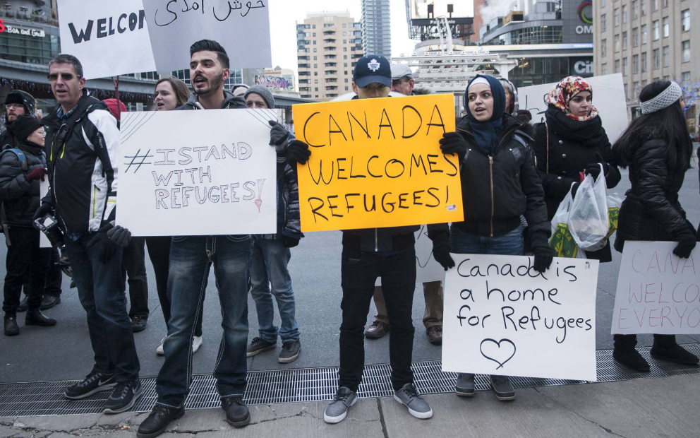 Canadá recibió un número récord de refugiados el año pasado